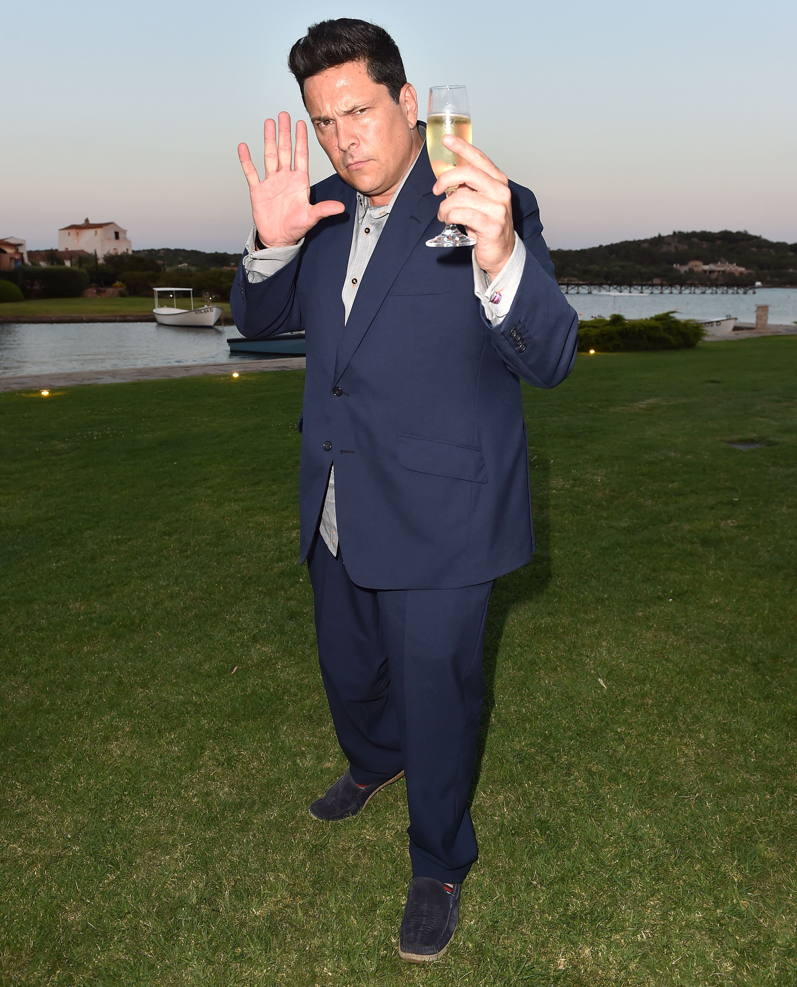 Joly at a gala dinner in Italy in 2016